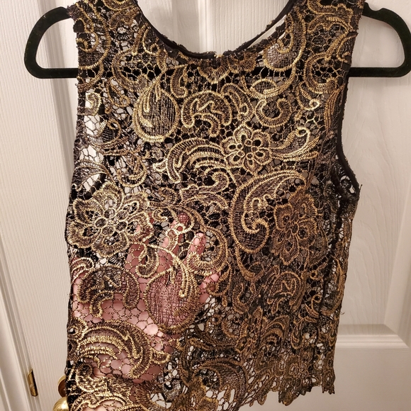 SANS SOUCI Dress shirt w/ Back Zipper - Picture 3 of 3